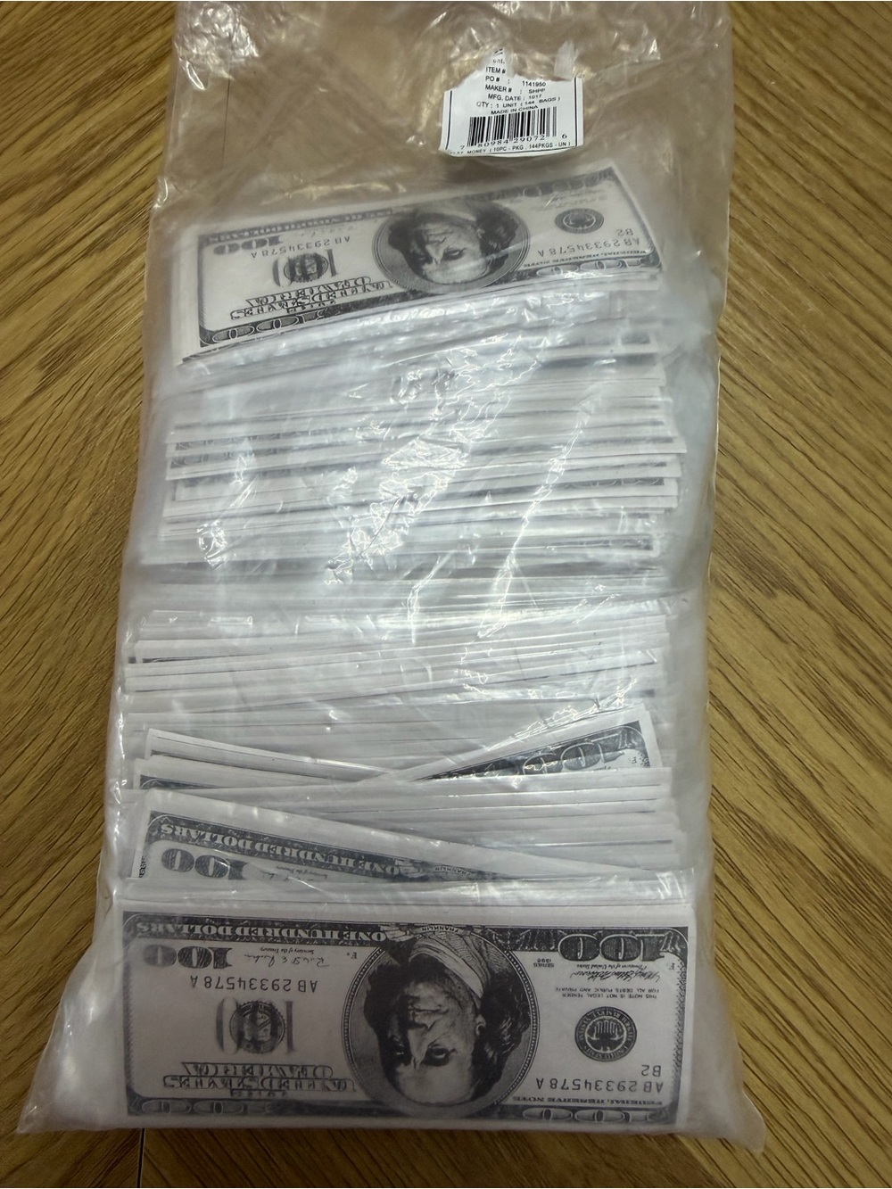 Kids Play Money ideal for Parties and Play 4” x 2”
